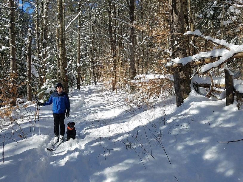 Snowshoeing at Mobbs Farm